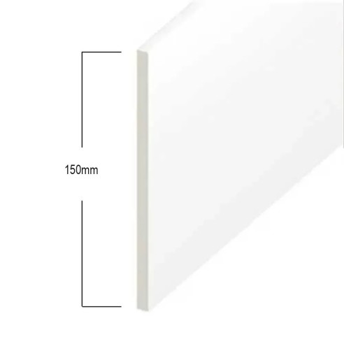 Tradeline White uPVC Flat Soffit Board 150mm x 3m