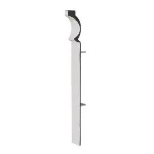 Deeplas Roomline Chamfered Internal Corner 100mm Anthracite Grey